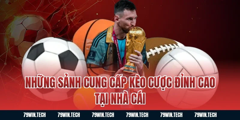 Những sảnh cung cấp kèo cược đỉnh cao tại nhà cái 